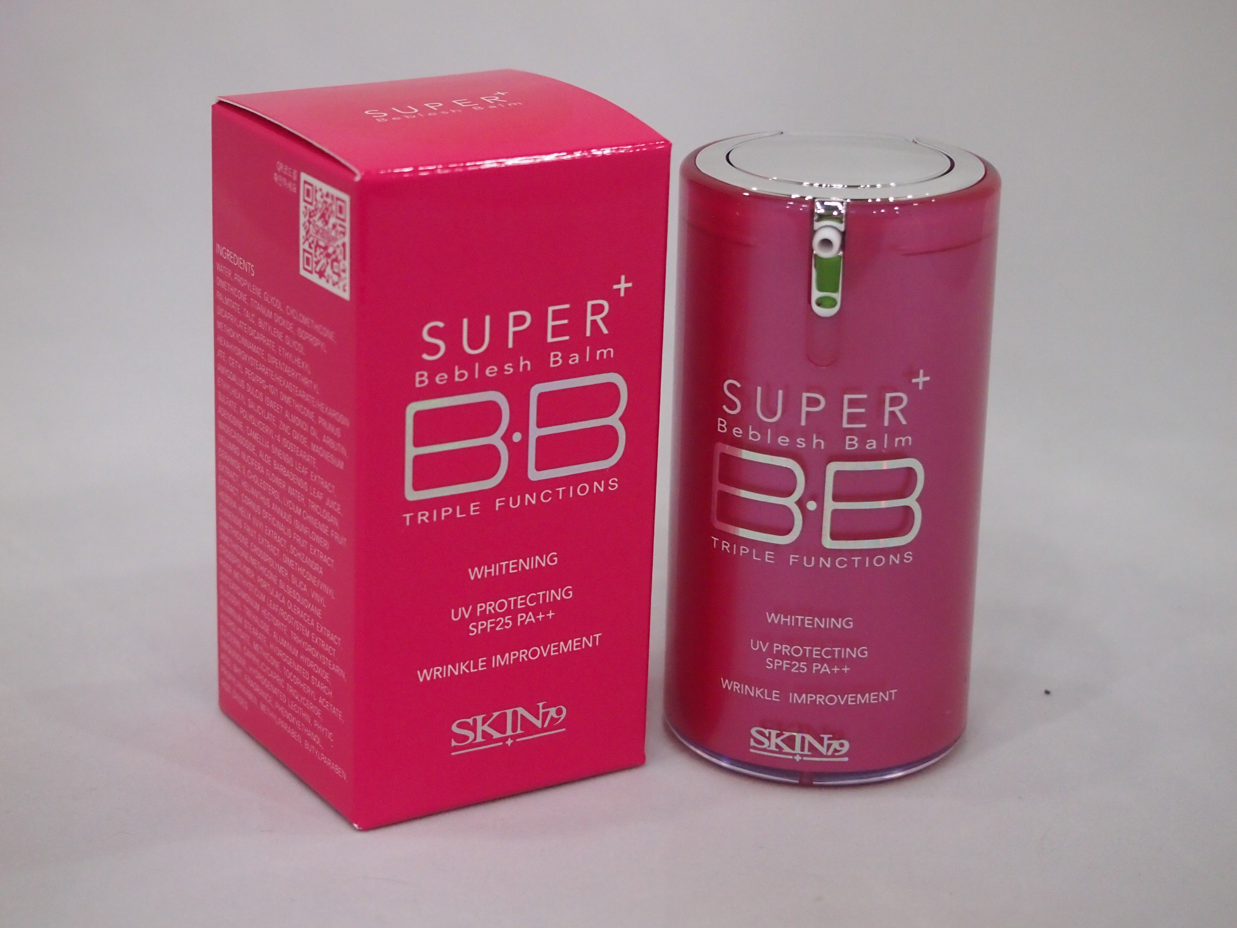 SKIN79 Hot Pink Super Plus Beblesh Balm Triple Functions SPF30 40g BB ...